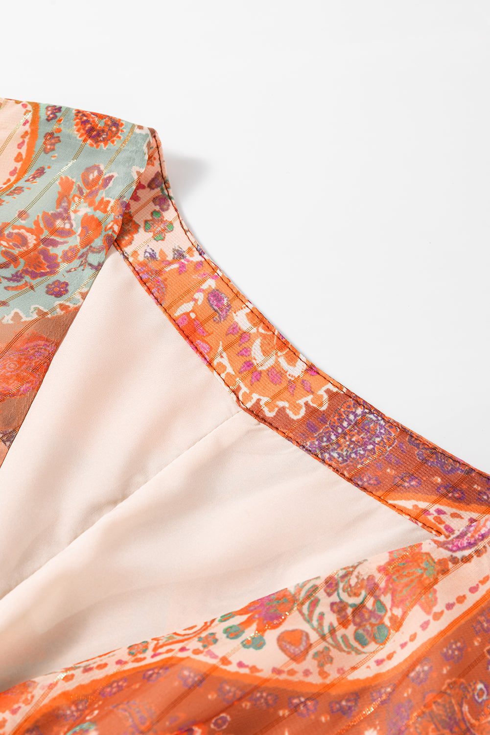 Women's Bohemian Pleat-Detail Belted Mini Dress