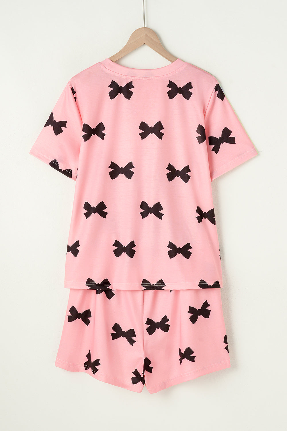 Short Bow Printed 2pcs Lounge Set
