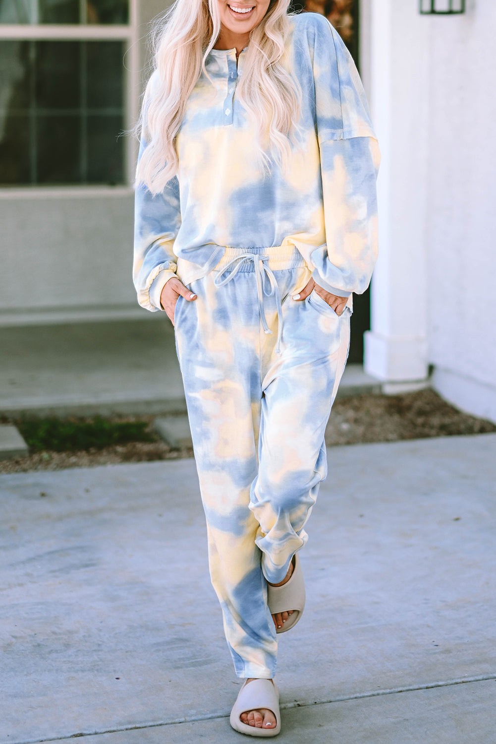 Women's Outfit Featuring Pants Top Drawcord
