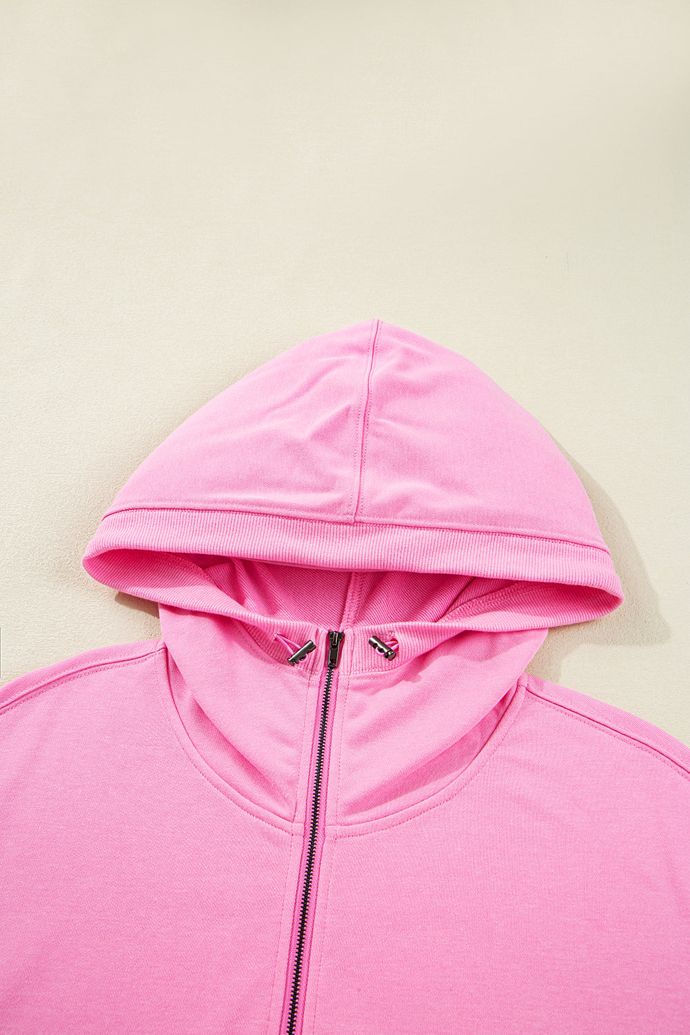 Patchwork Kangaroo Checkered Kangaroo Pocket Half Zip Hoodie