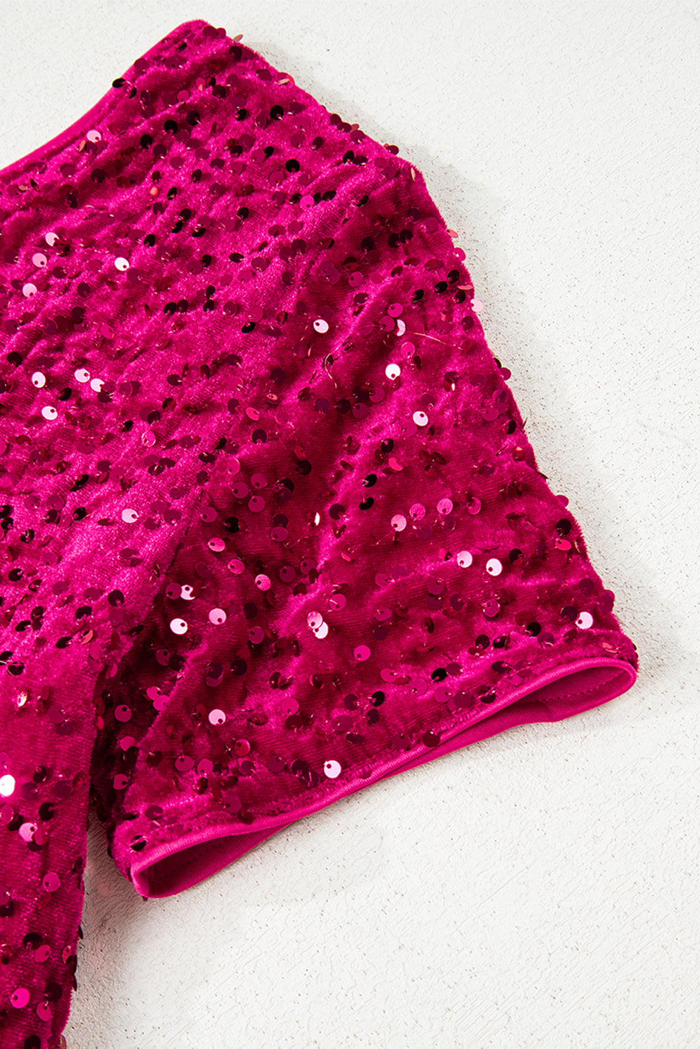 One Shoulder Thigh High Split Bodycon Sequin Gown