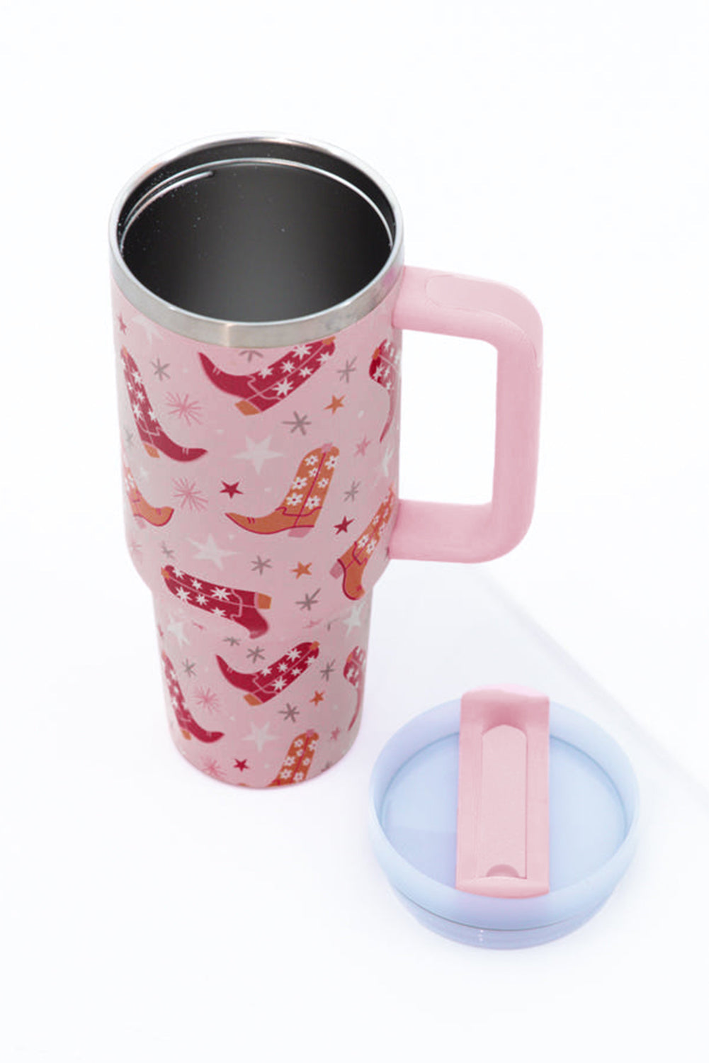 Tumbler Western Boot with Straw 40oz