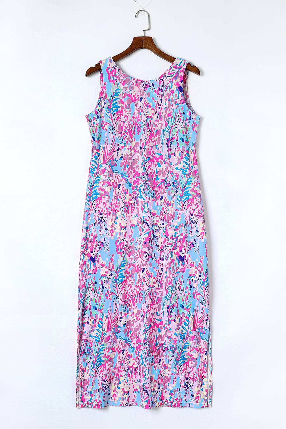 Dresses for Women Maxi Floral-Print Print Sleeveless