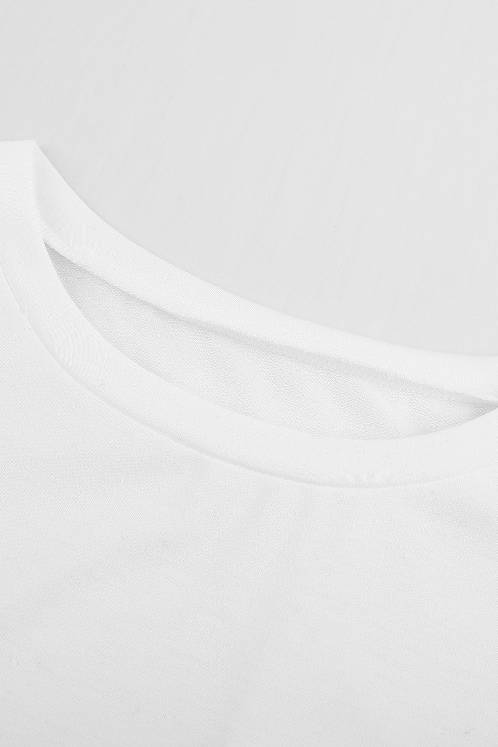 Women's Beige Pocket-Detail Side Slits Short-Sleeve Tee
