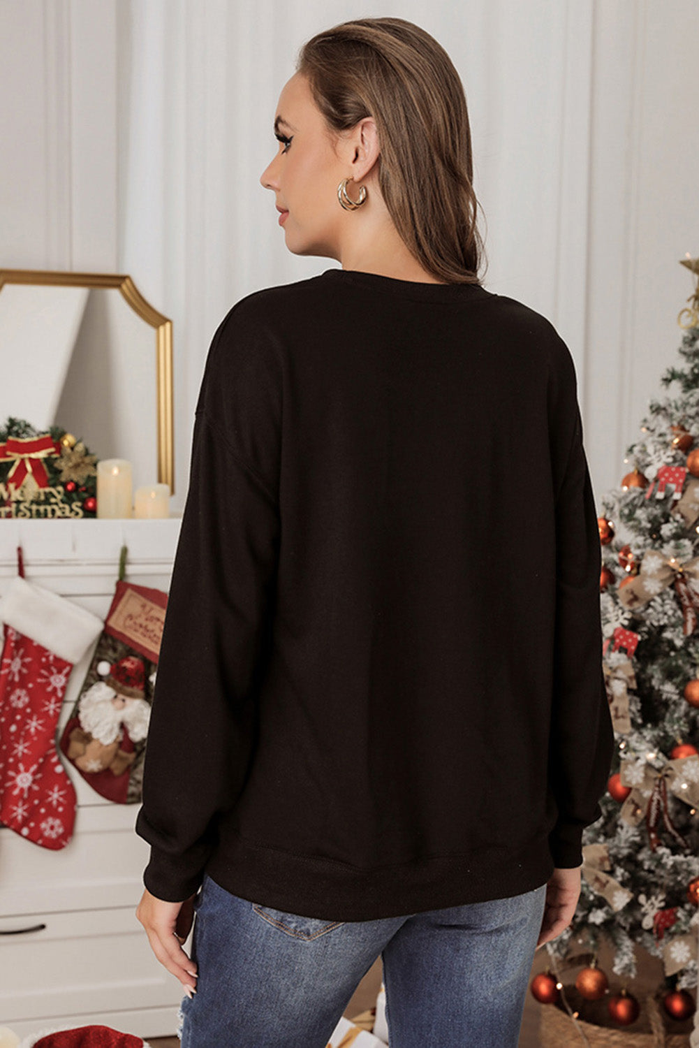 Women's Christmas Long-Sleeve Sweatshirt