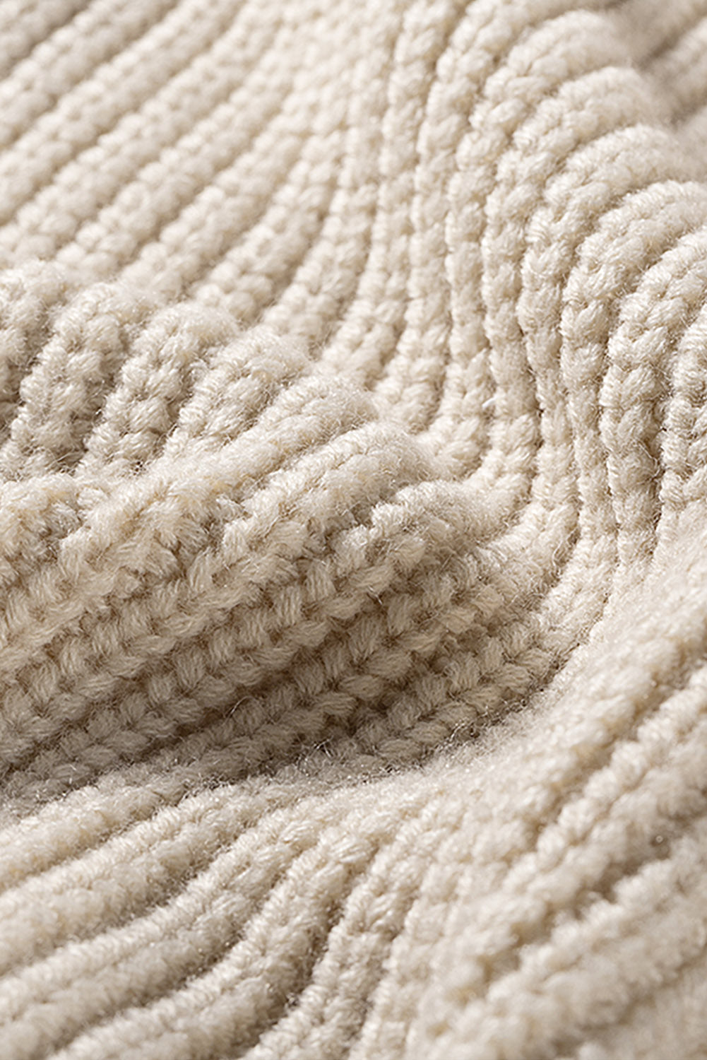 Long Cardigan for Women Cable Sleeve