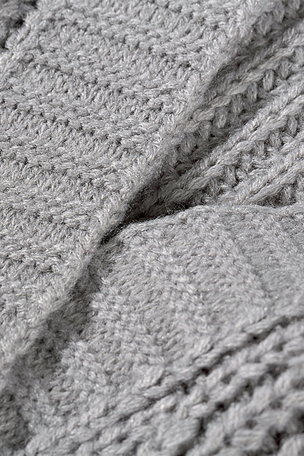Long Cardigan for Women Cable Sleeve