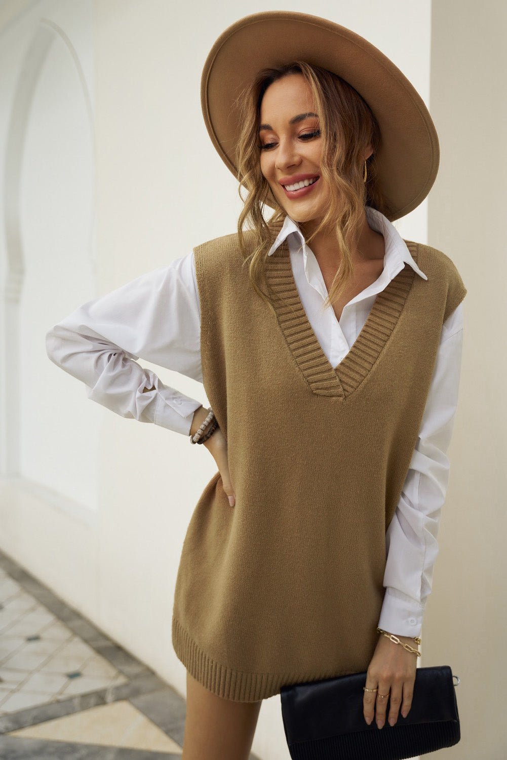Sweater for Women Pullover Vest Knitted