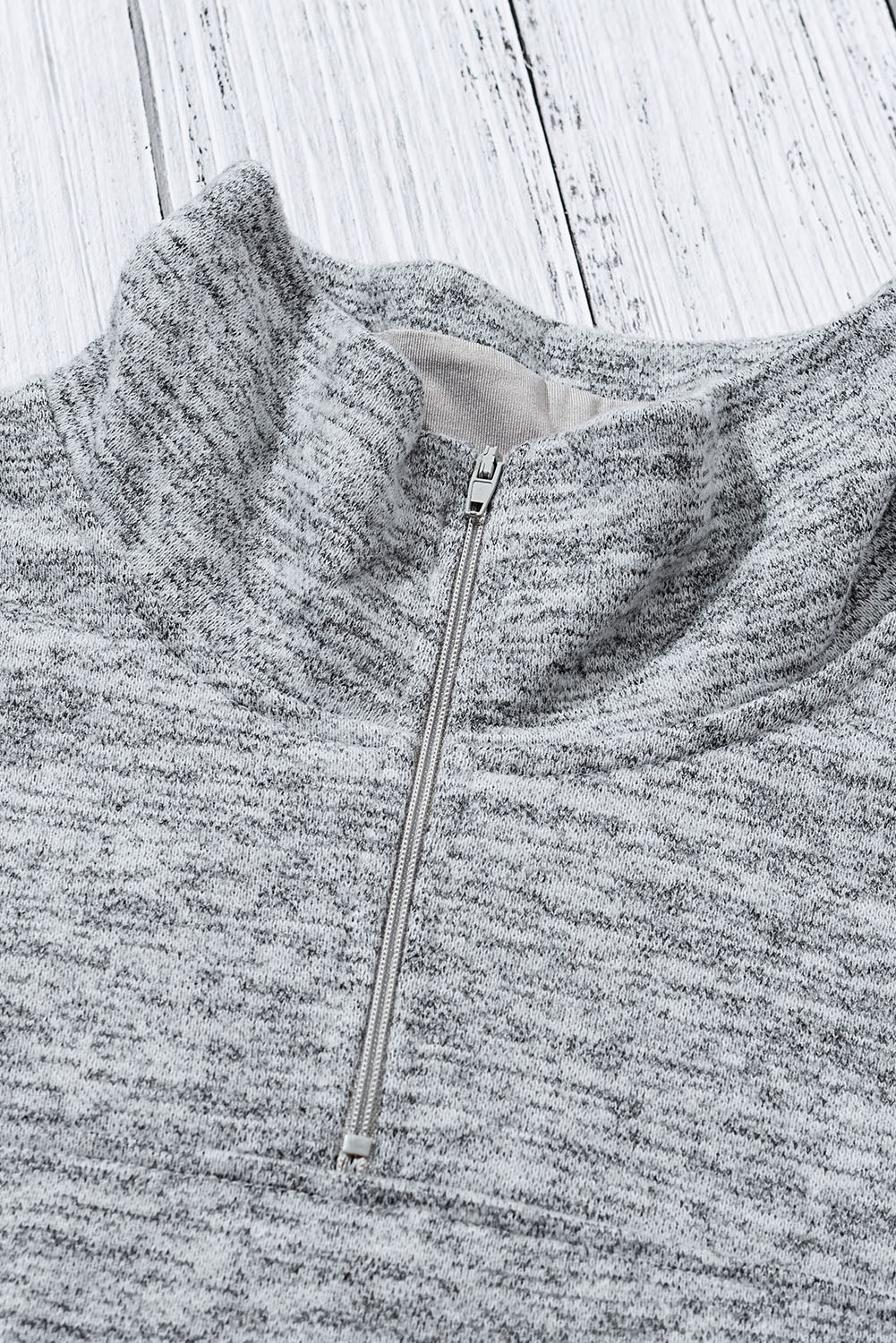 Women's Pullover Sweatshirt Featuring Women's Everyday Gray Quarter Zip