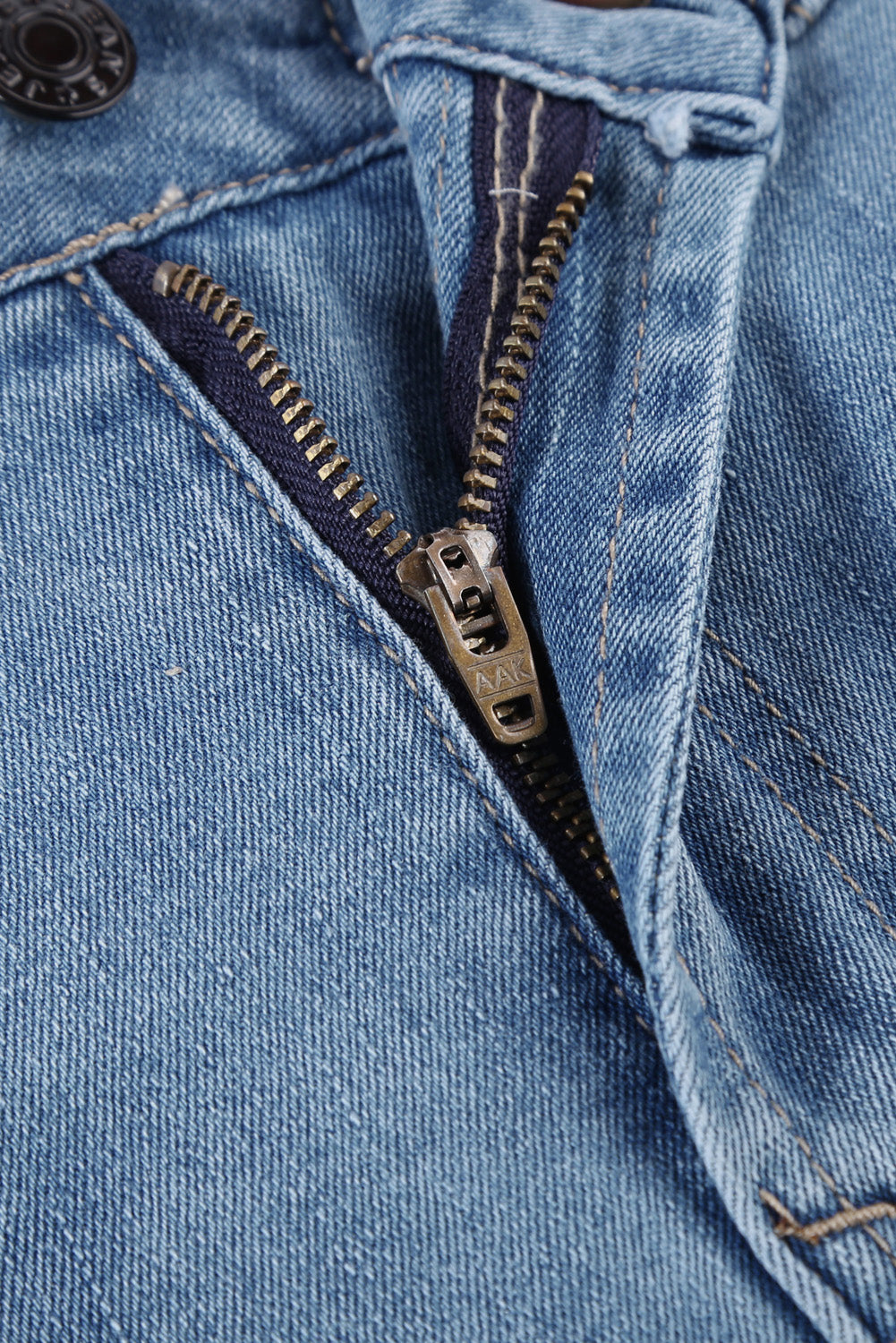 Women's Pants Featuring Fashion Light Blue Distressed Boyfriend Denim