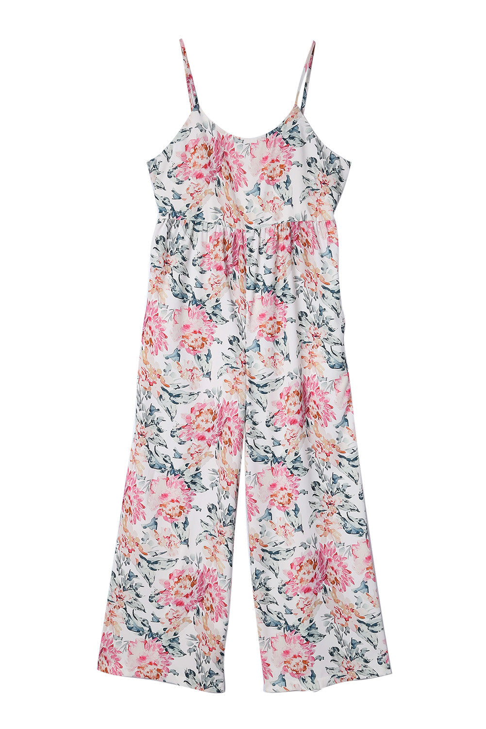 Leg Jumpsuit for Women Spaghetti Straps Wide