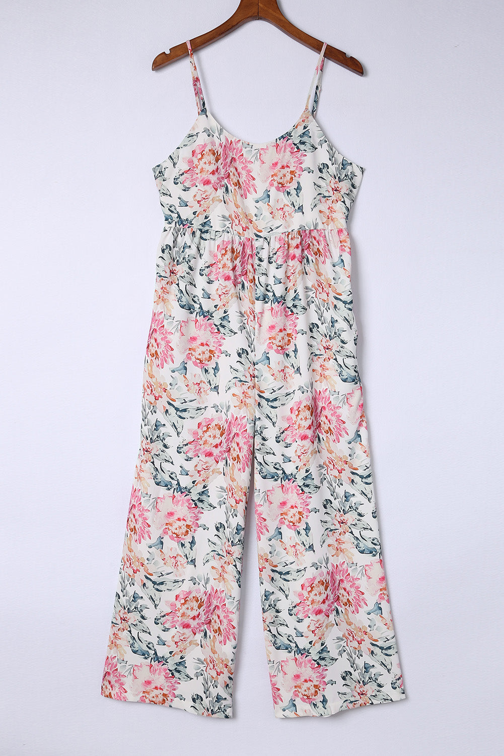 Leg Jumpsuit for Women Spaghetti Straps Wide