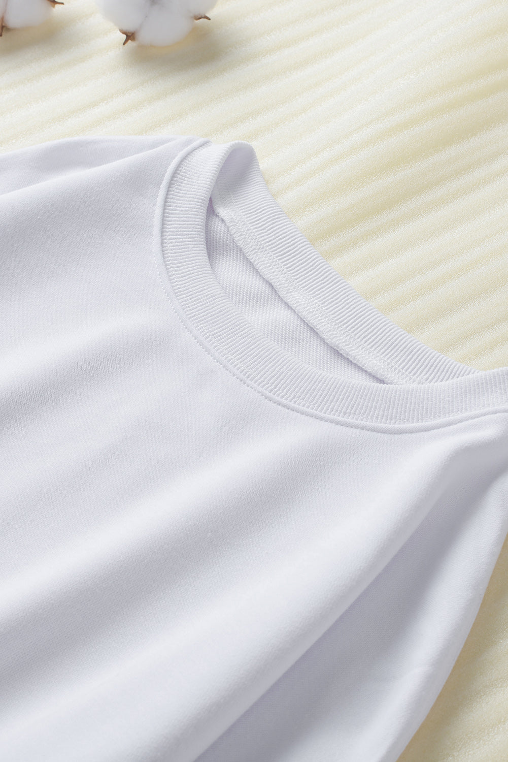 Women's White Oversized Sweatshirt