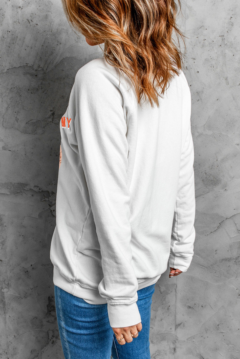 Sweatshirt for Women Graphic-Print Print