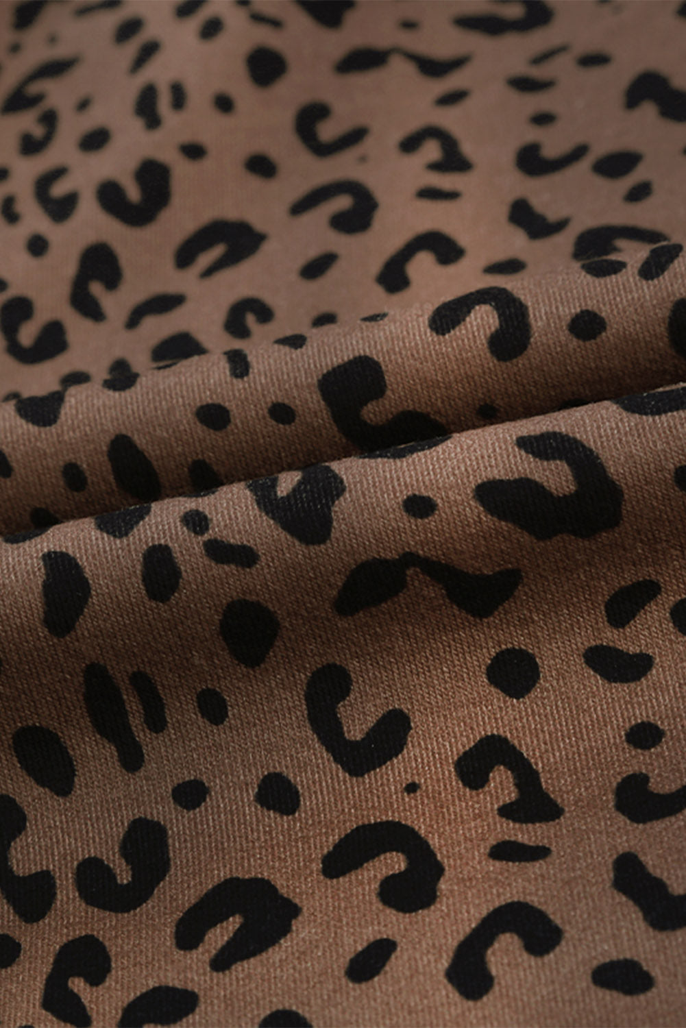 Women's Leopard-Print Women's Everyday Brown Breezy Joggers