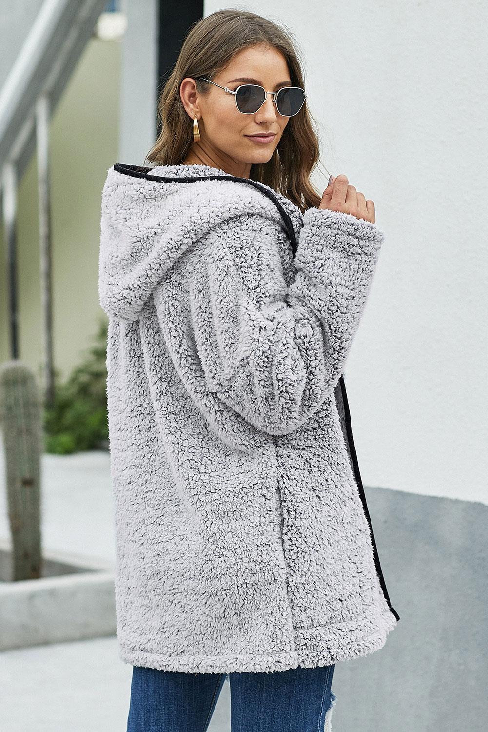 Coat for Women Waiting Dark Gray Wubby Women's Winter Leave Them