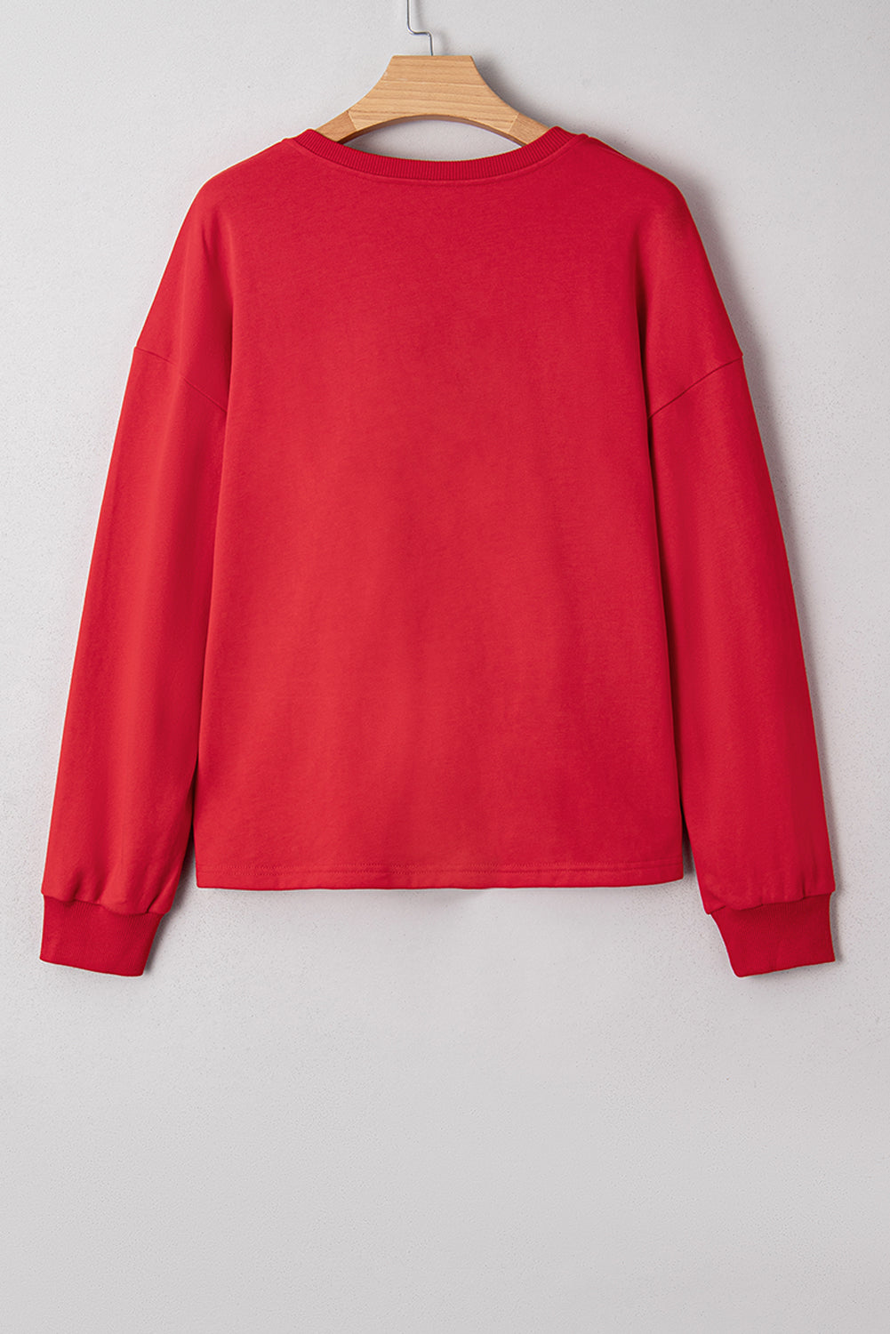 Double Christmas Tree Drop-Shoulder Sweatshirt