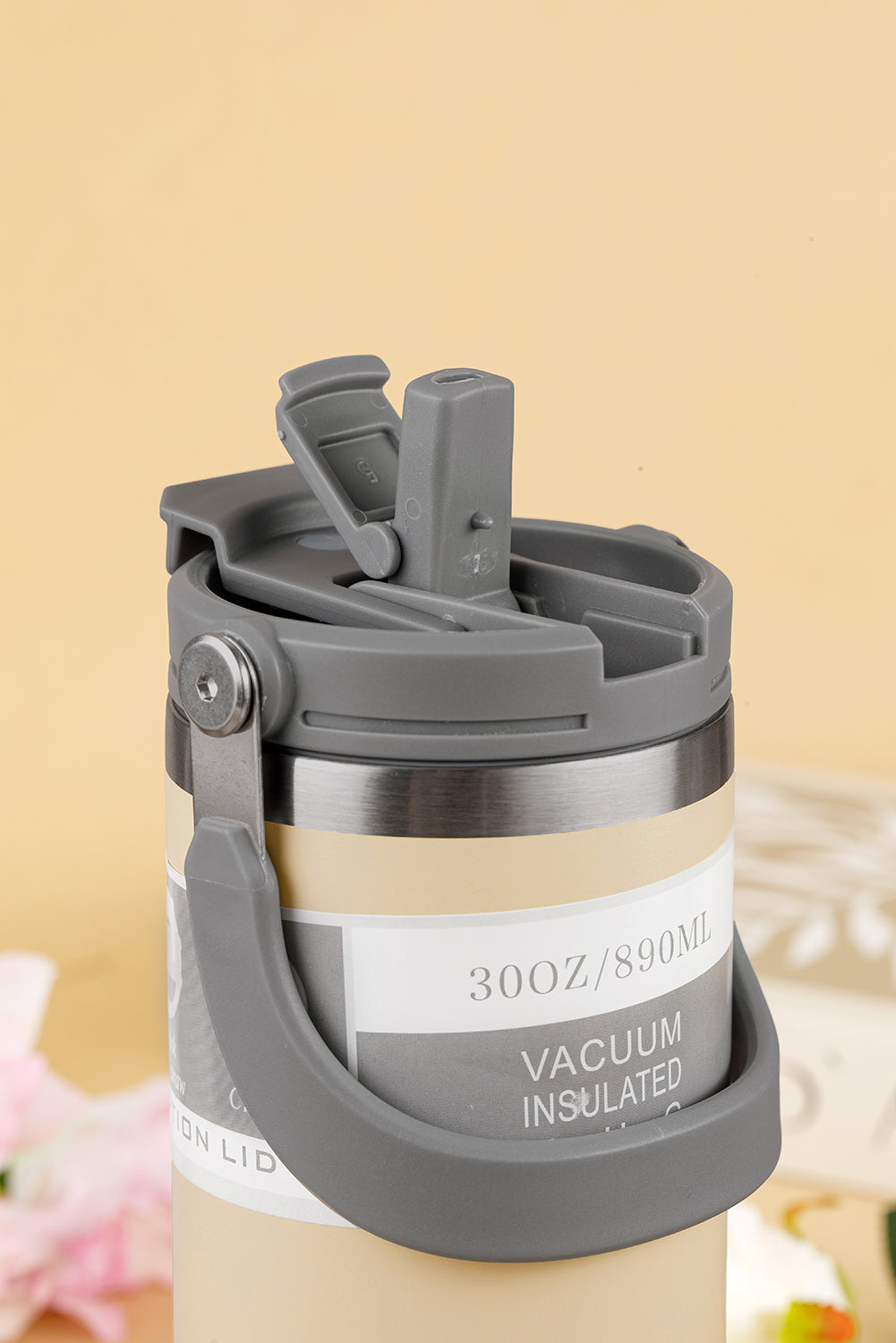 Insulated Vacuum Minimalist Vacuum Cup with Handle 30oz