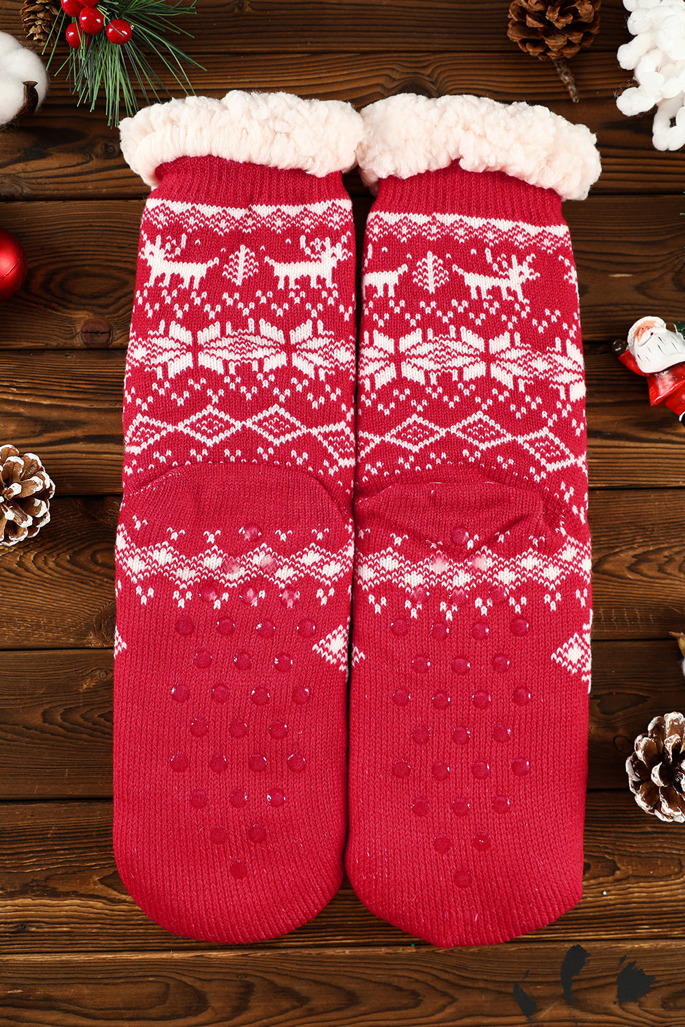 Christmas Flake Thermal Socks