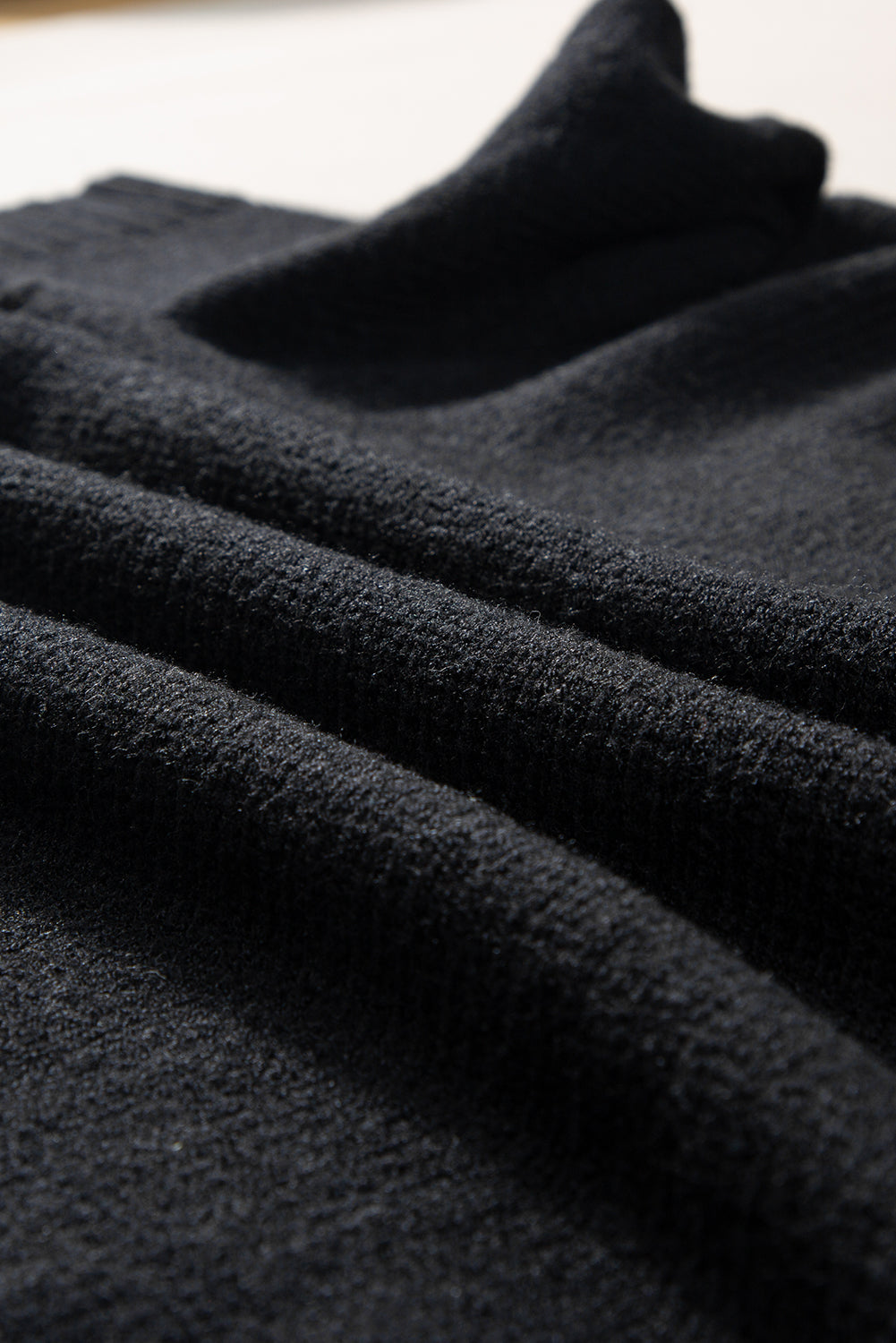 Knotted Keyhole Nape Short Sleeve Knit Sweater
