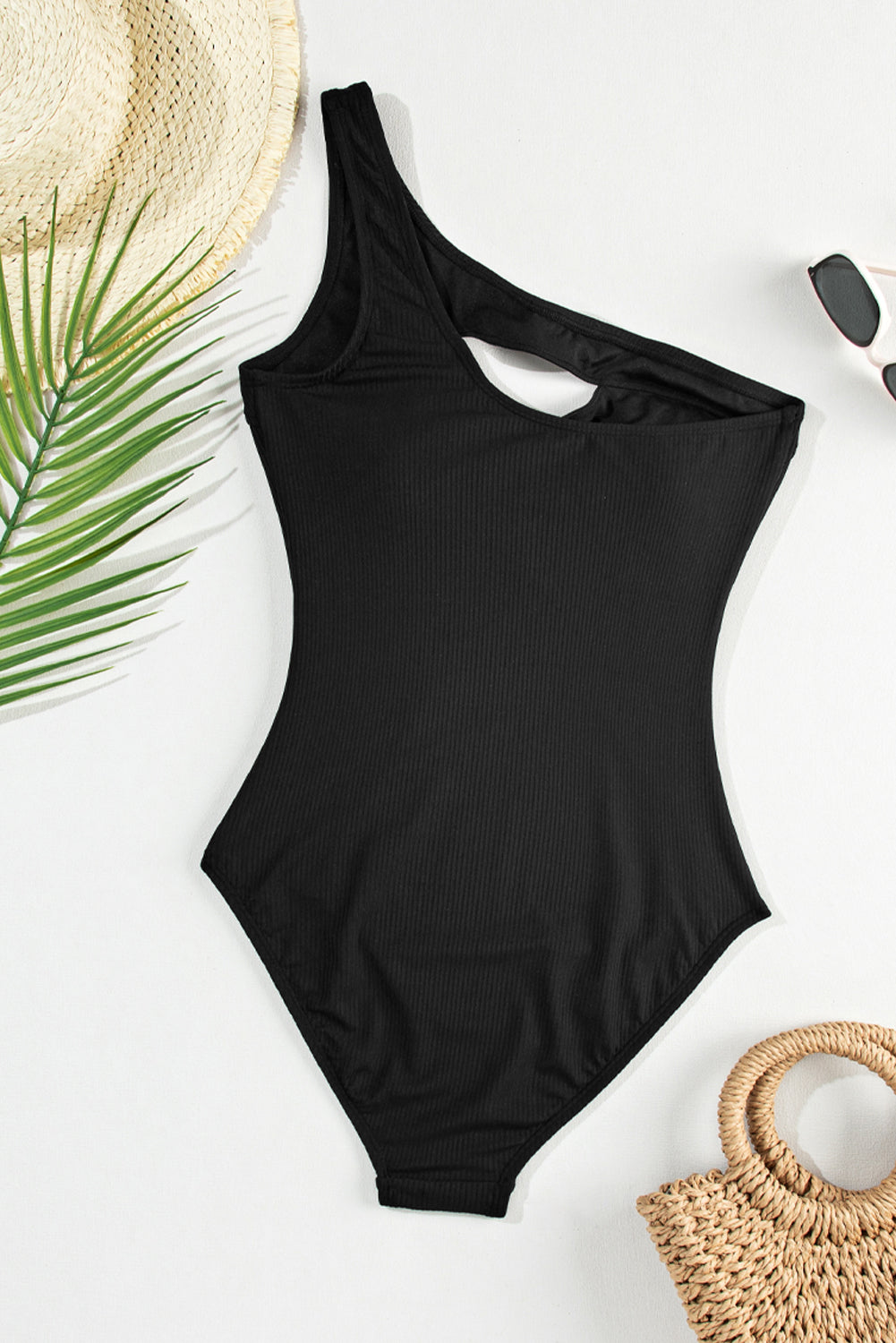 Women's Swimsuit with One Shoulder One Piece