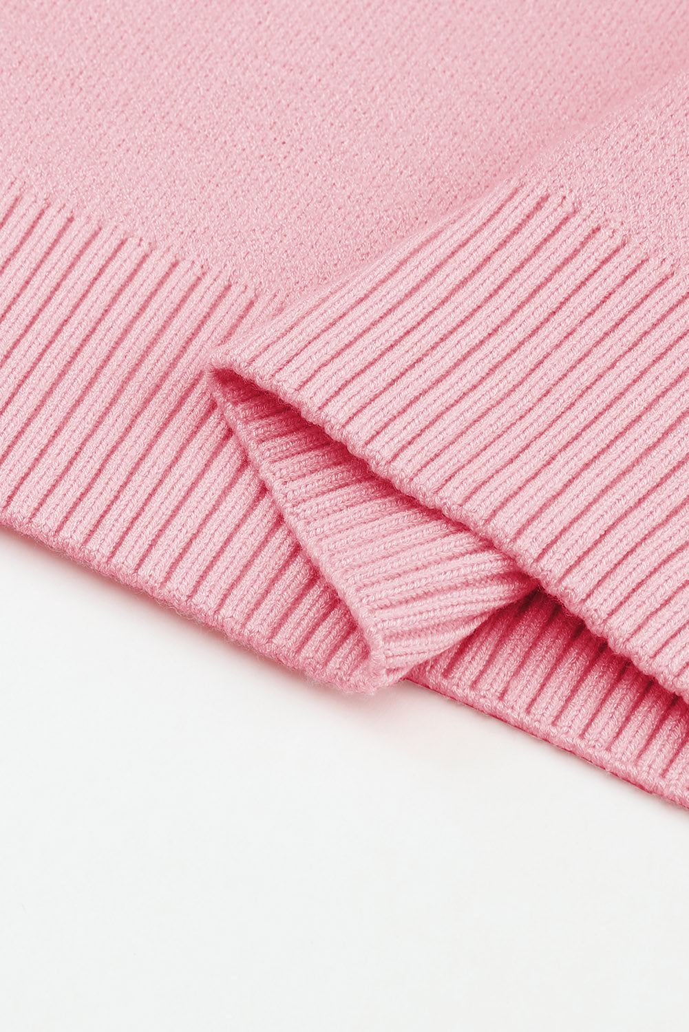 Sweater for Women Dropped-Shoulder Pink Floral-Print Pattern