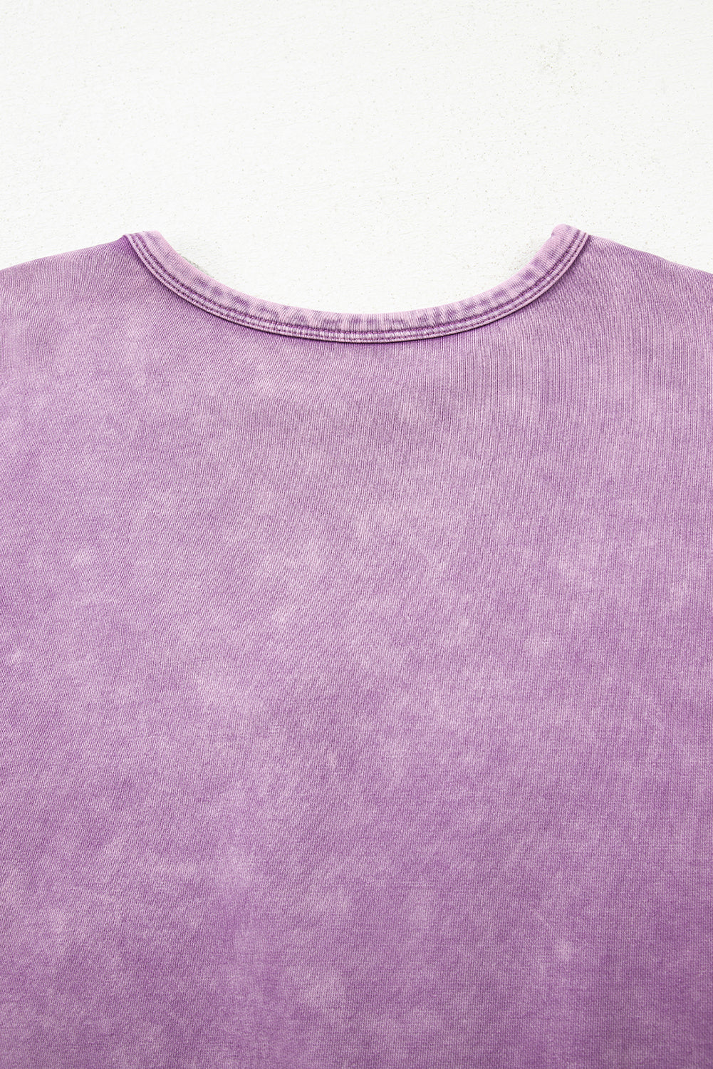 Mineral Bow Wash Big Patchwork Pullover Sweatshirt
