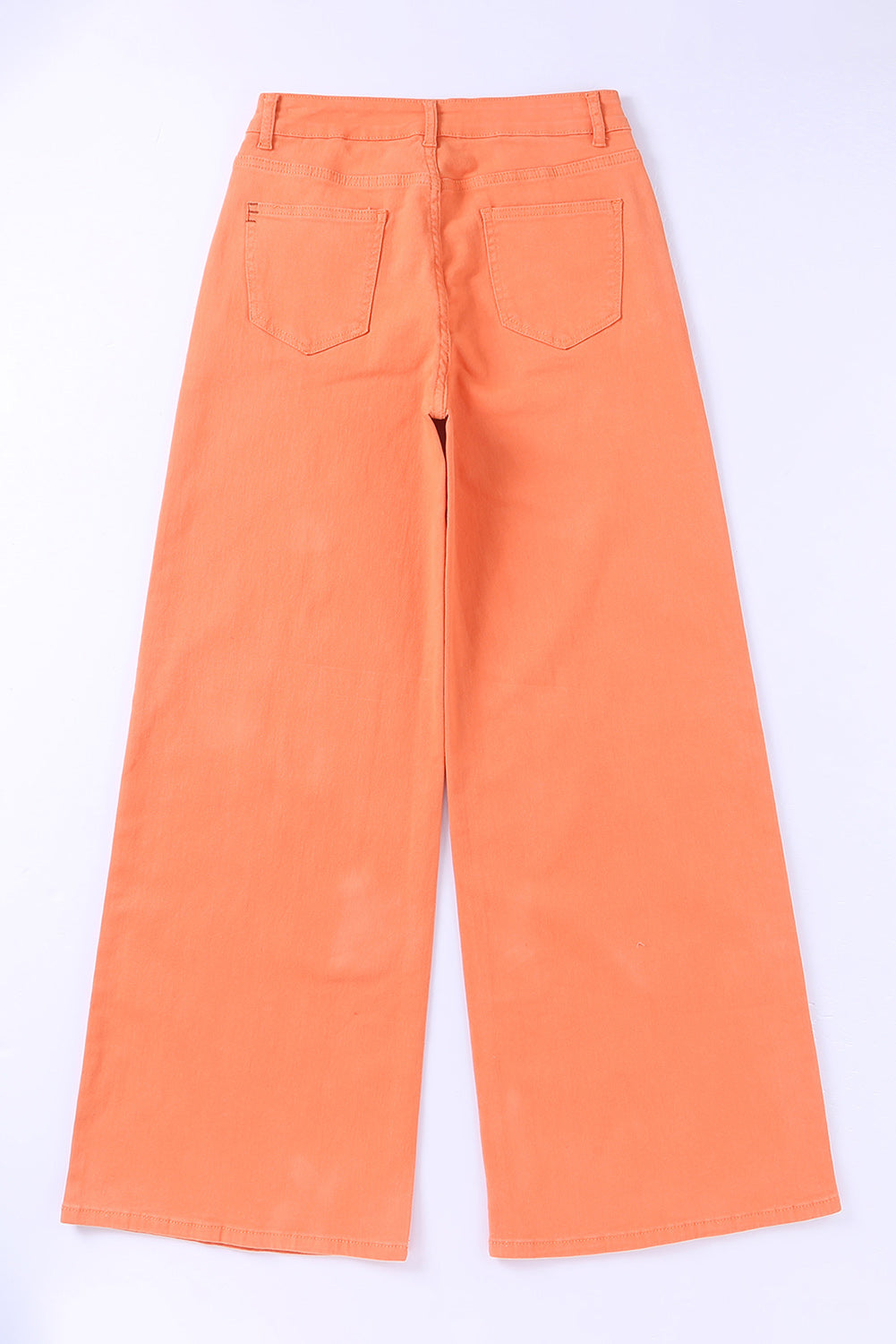 Women's Jeans with High-Rise Wide-Leg Acid Wash