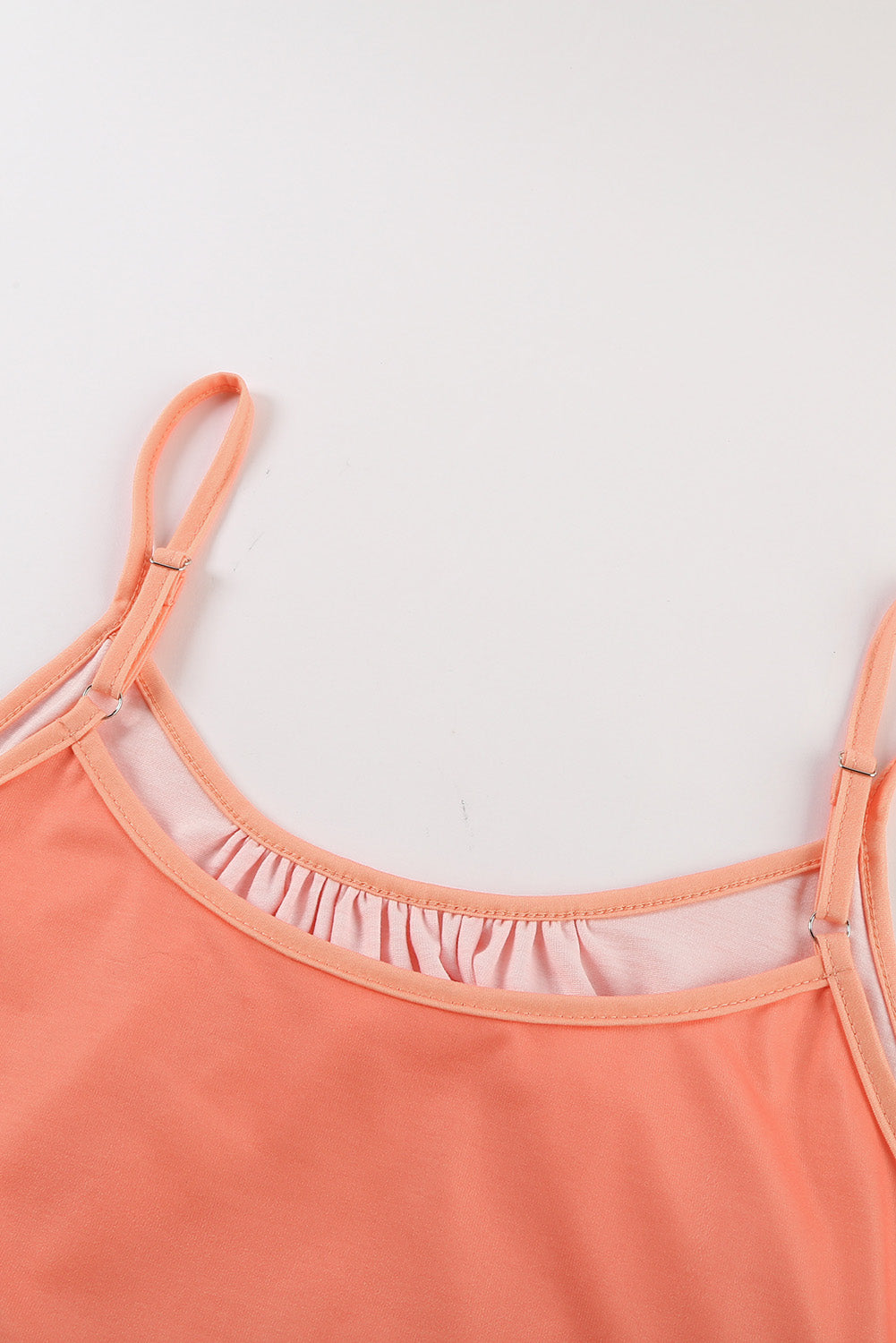 Women's Dress Featuring Summer Orange Ombre Tie-dye Sleeveless Flowy
