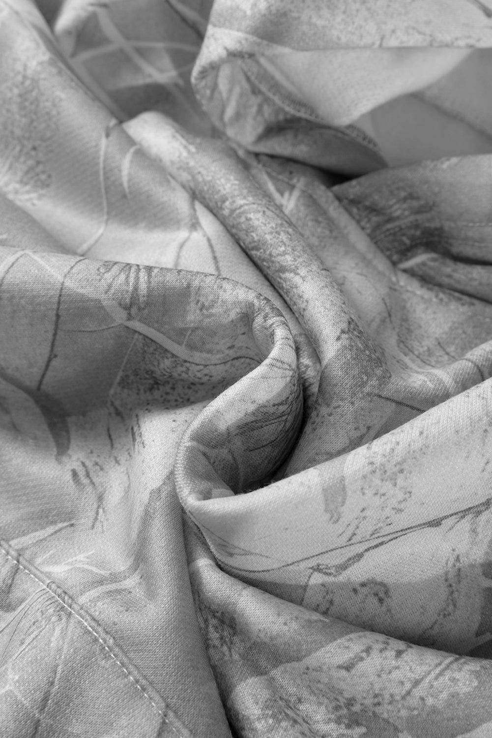 Camouflage Roomy Woodland Print Sporty Hoodie