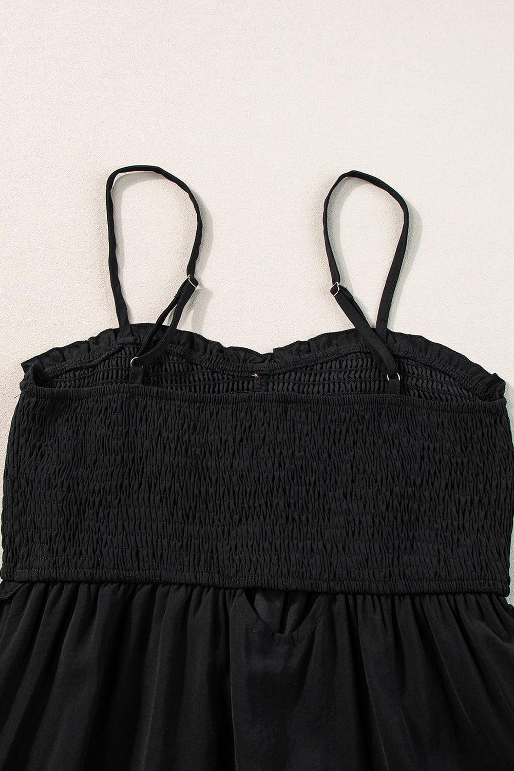Dress for Women Spaghetti Straps Shirred Front