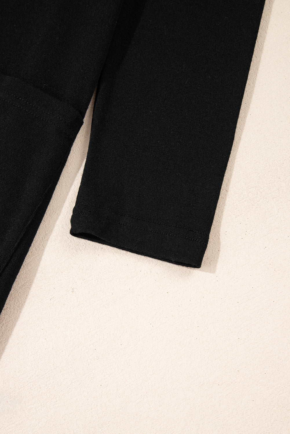 Solid Open-Front Cardigan Featuring a Pocket in Black