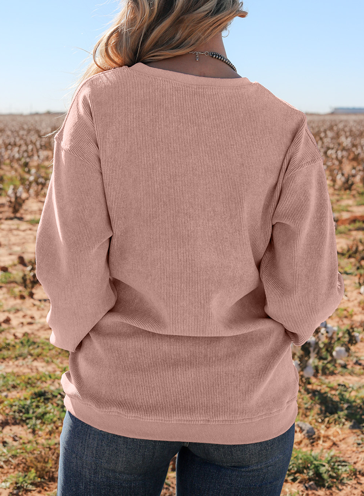 Sweat-shirt filaire à imprimé tête de boeuf et cowboy