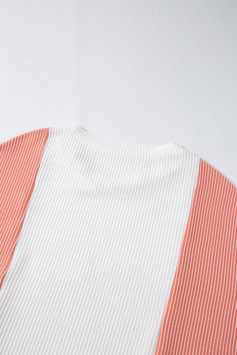 Colorblock Corded Long-Sleeved Top