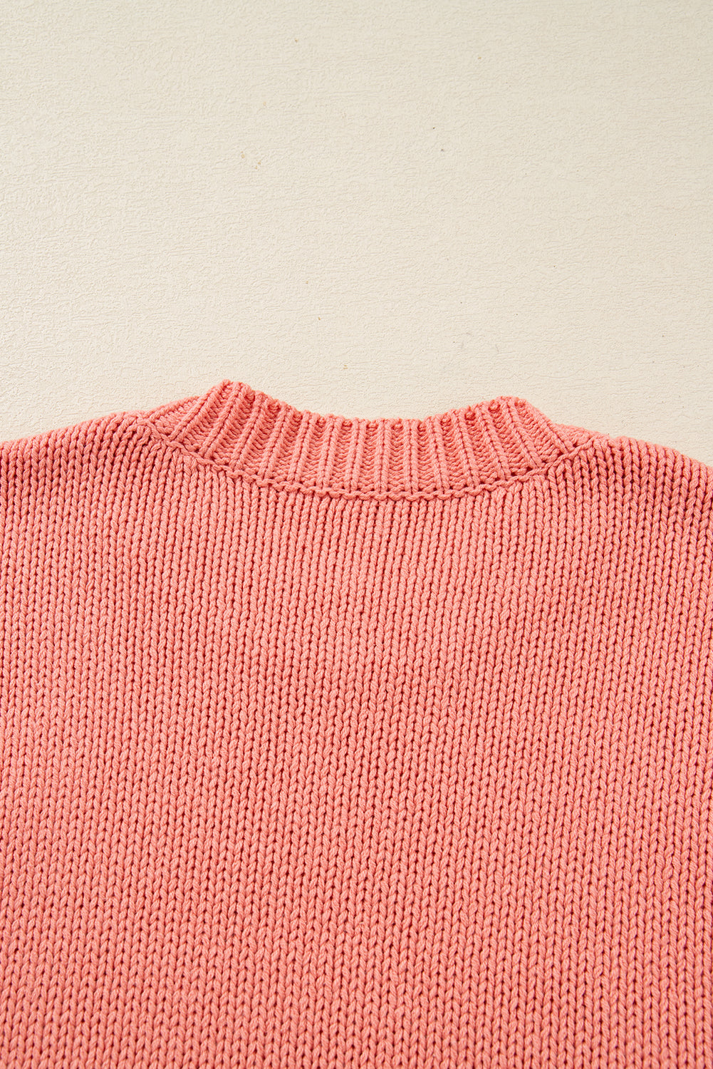 Pumpkin Embroidered Thanksgiving Holiday Knit Top