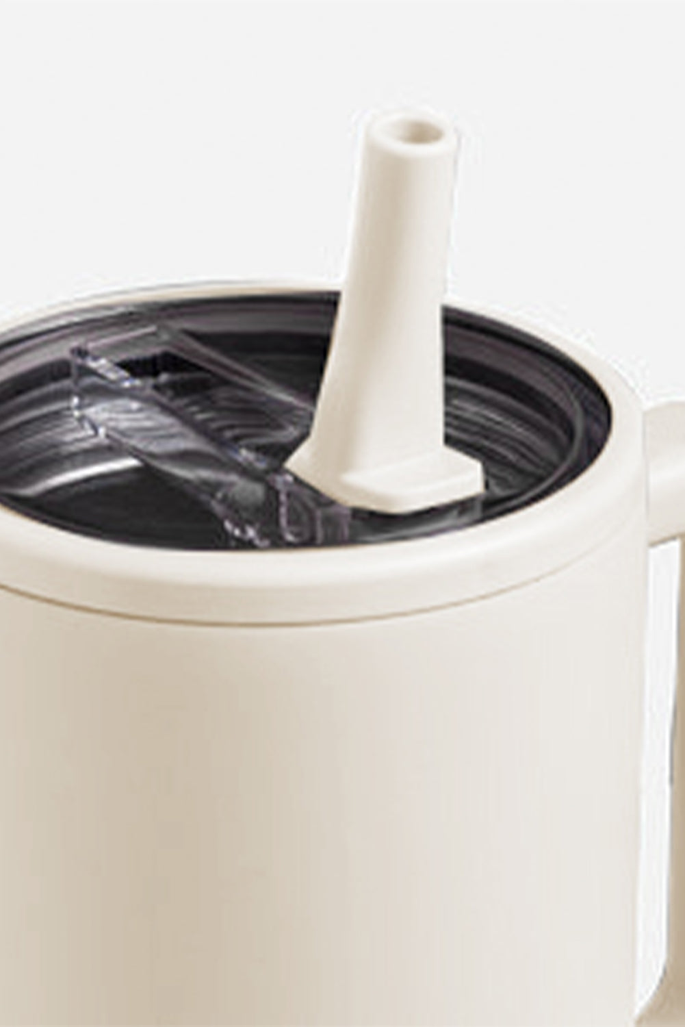 Frosted Stainless Handle Large Vacuum Cup with Straw 40oz