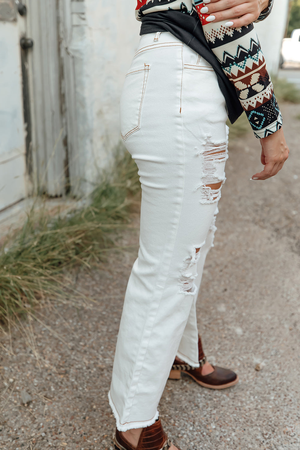 Flare Jeans for Women Light Washed Fly