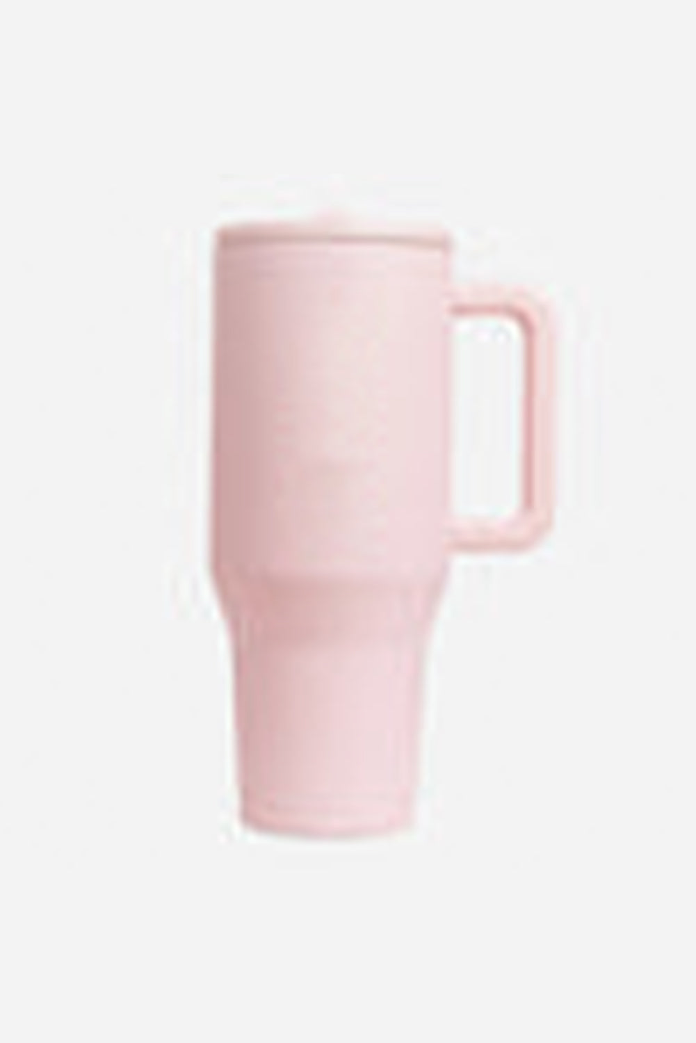 Frosted Large Stainless Handle Vacuum Cup with Straw 40oz
