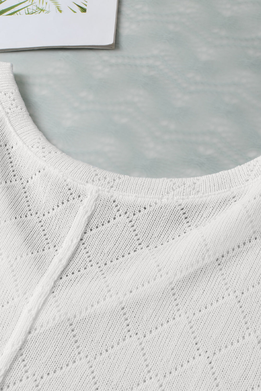 Blouse for Women V Neck Knitted Flowy