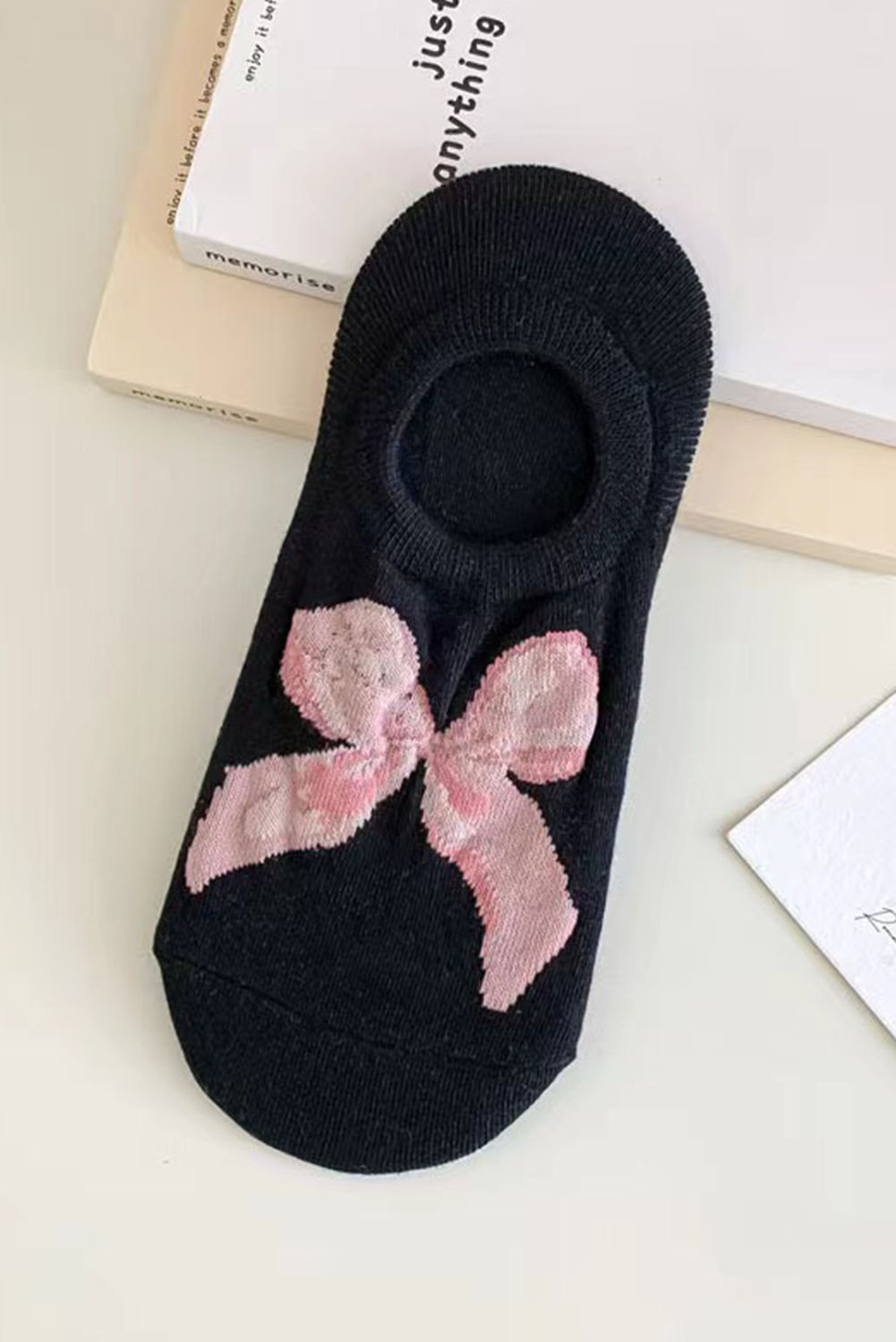 Knot Soft Bow Soft No Show Socks