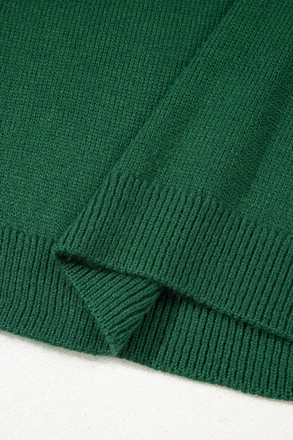 Evergreen Raglan Sleeve Crew-Neck Knit Top