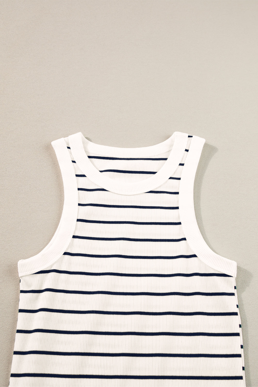 Women's Rib-Knitted Knitted Tank Mini Dress Everyday Style