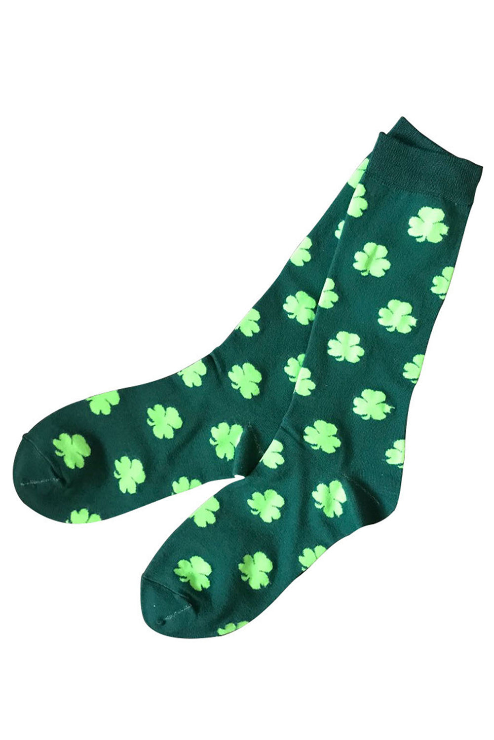 Clover St Patricks Print Tube Socks