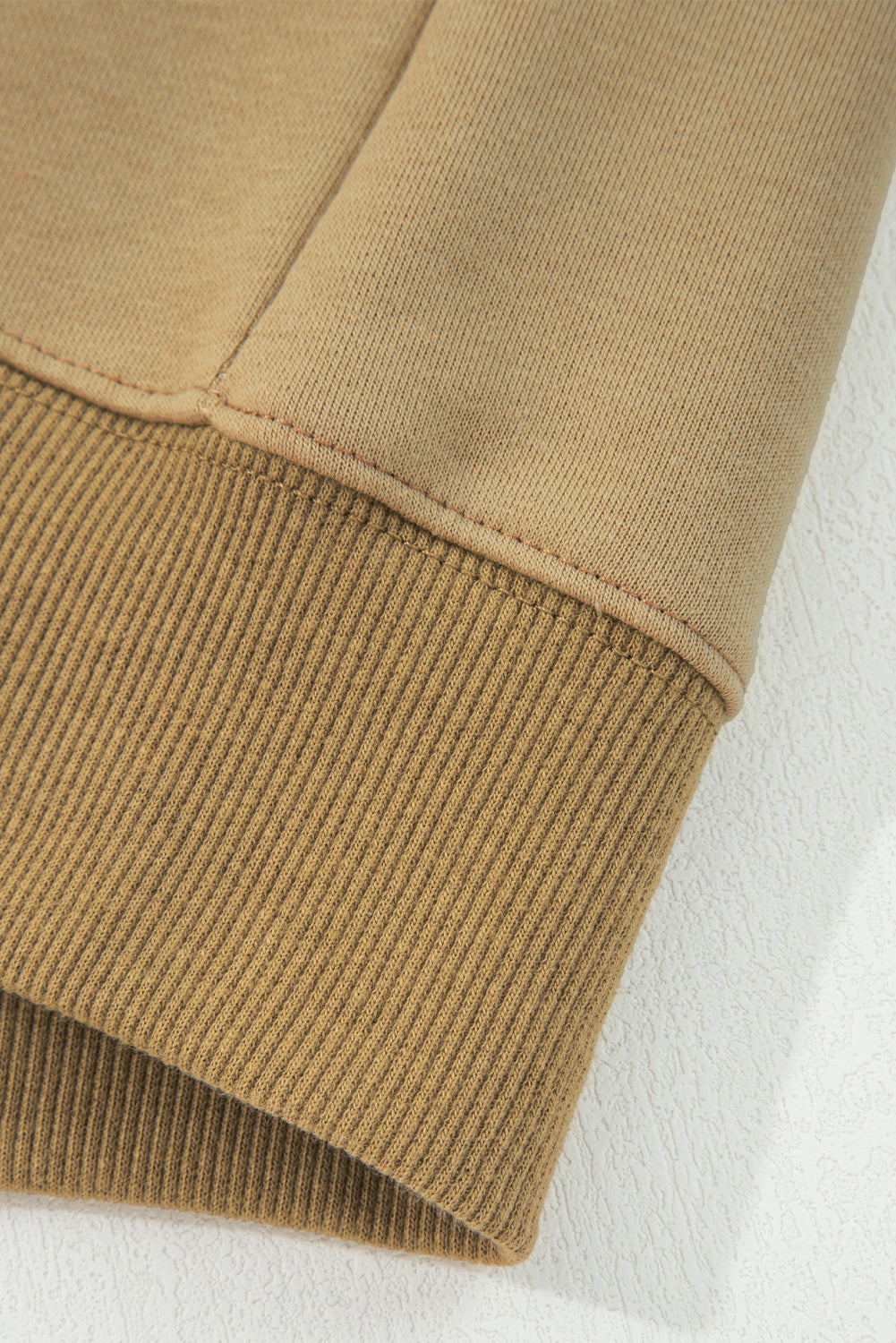 Patchwork Contrast Star Exposed Seam Uneven Hem Drop-Shoulder Sweatshirt