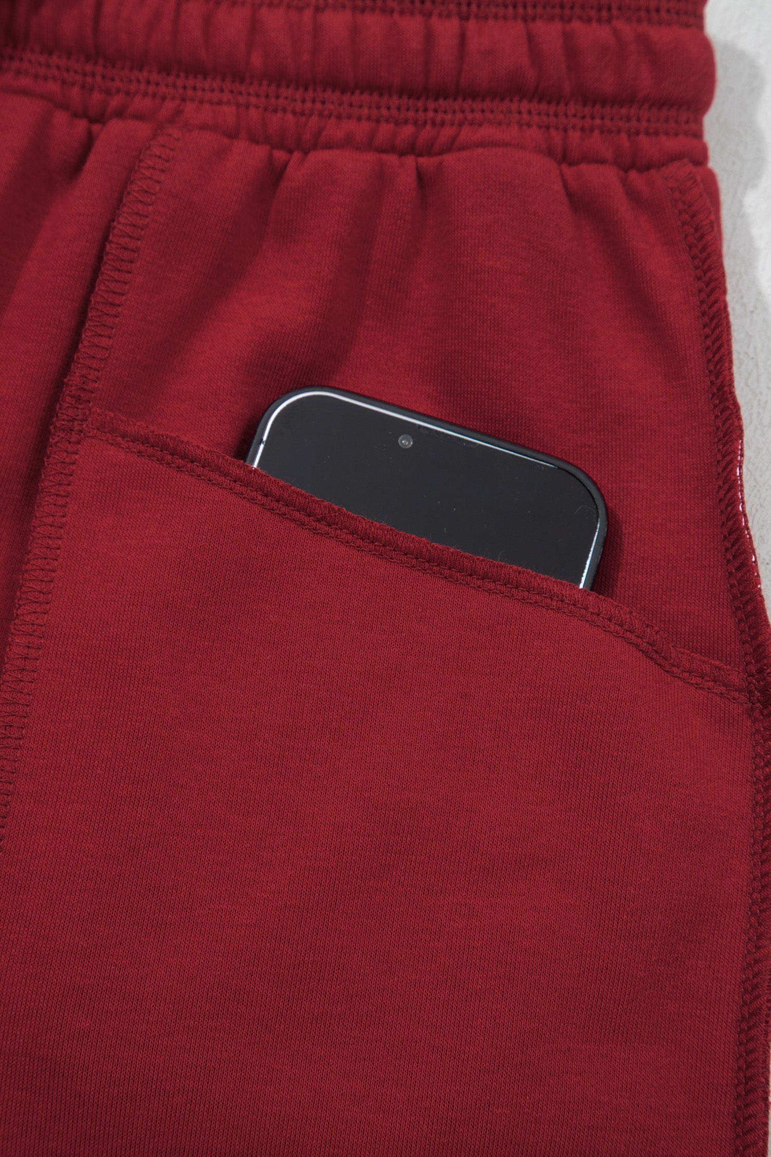 Racing Boxy Red Drop-Shoulder Tee and Barrel Pants Set