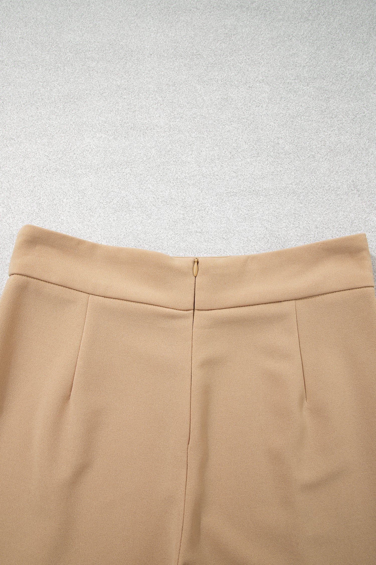 Full Length High-Waisted Length Timeless Fit Pants in Parchment