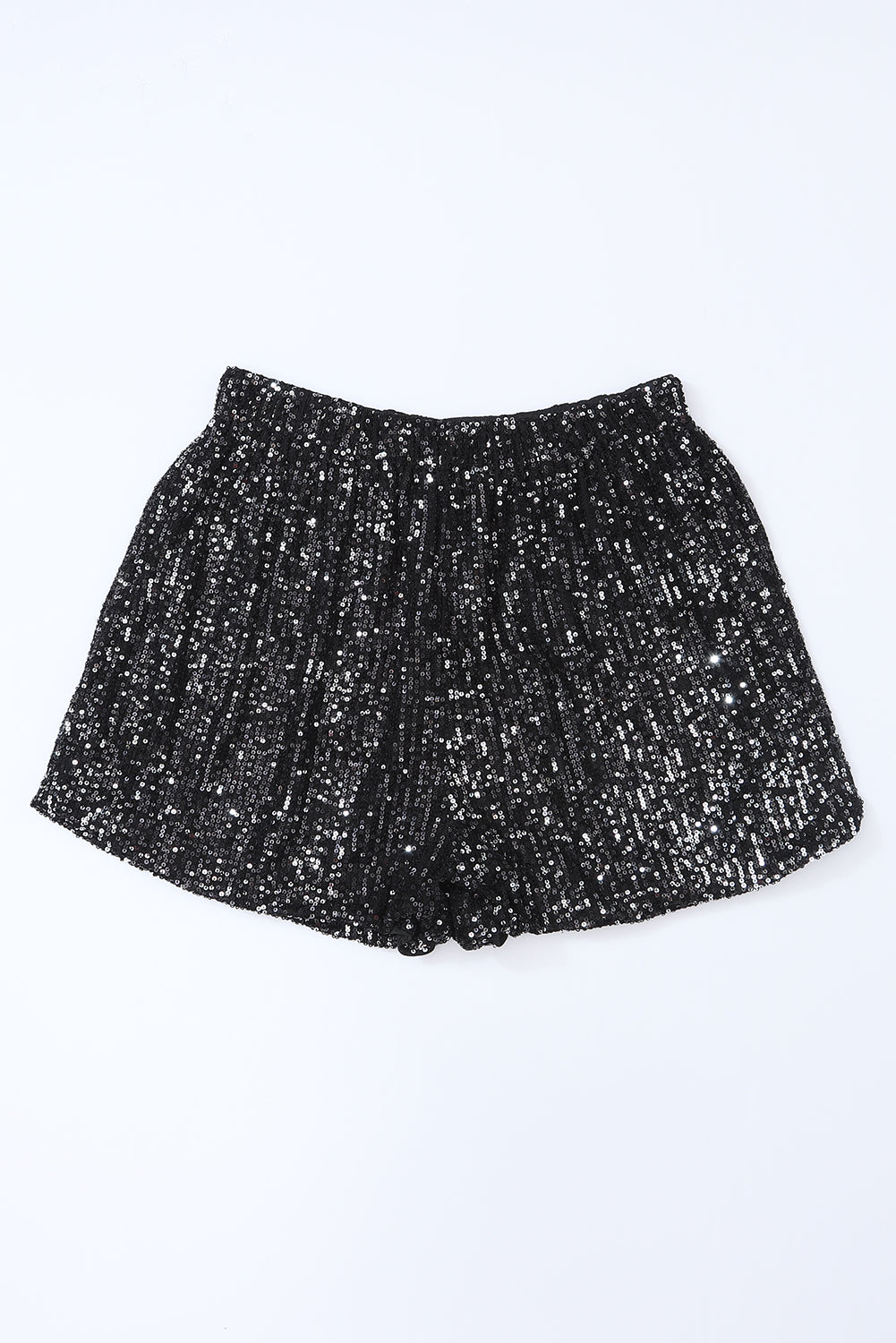 Women's Sequin Straight Leg High-Rise Everyday Shorts