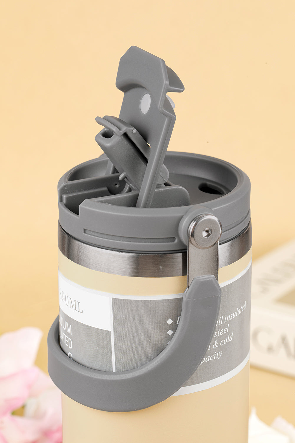 Insulated Vacuum Minimalist Vacuum Cup with Handle 30oz