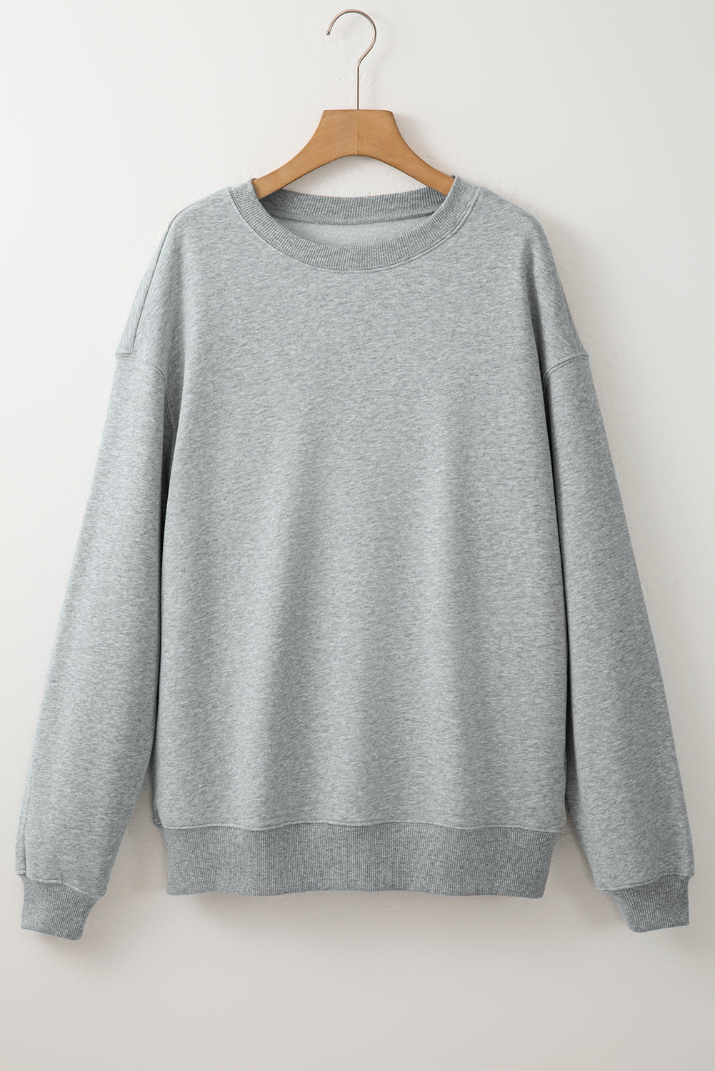 Sweatshirt for Women Fleece Solid Loose