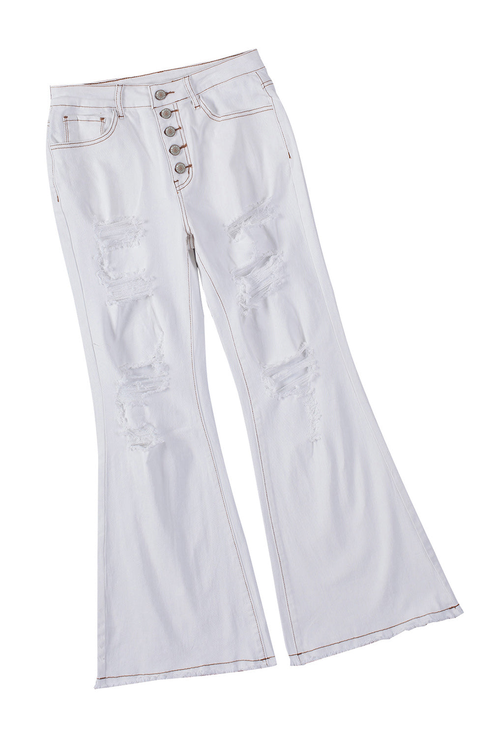 Flare Jeans for Women Light Washed Fly